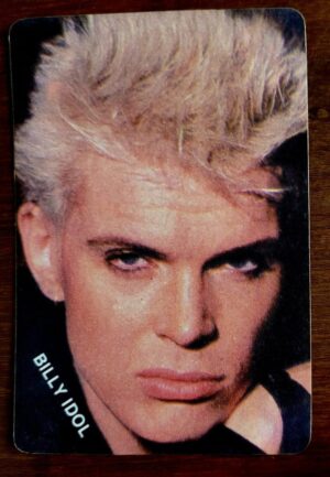 Calendário de Bolso (Tema Música) Billy Idol - Ano 1987 - Calendário Estrangeiro (Portugal)