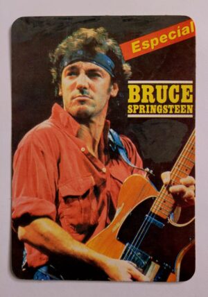 Calendário de Bolso (Tema Música) Bruce Springsteen - Ano 1986 - Calendário Estrangeiro (Portugal)