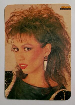 Calendário de Bolso (Tema Música) Jennifer Rush - Ano 1986 - Calendário Estrangeiro (Portugal)