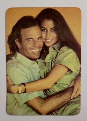Calendário de Bolso (Tema Música) Julio Iglesias - Ano 1986