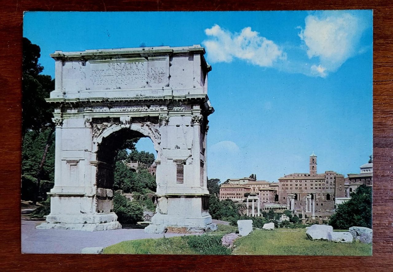 Cartão Postal Estrangeiro - Itália (Roma) Arco di Tito