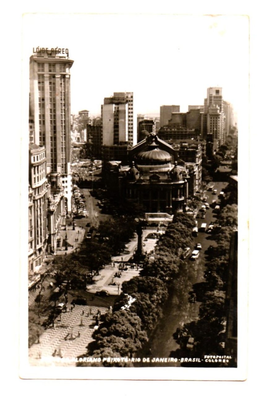 Cartão Postal Fotografico - Praça Floriano Peixoto - Rio de Janeiro - Anos 60