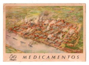Cartao Postal Propaganda Da Bayer Medicamentos - 1946