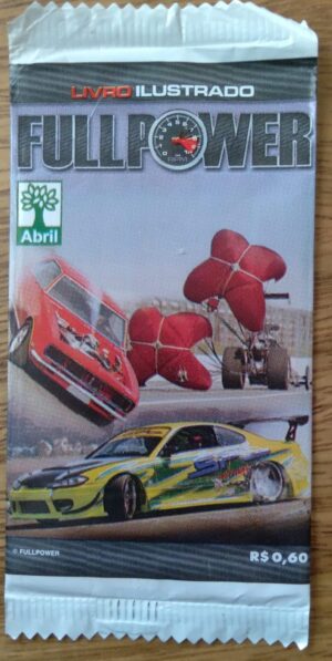 CM Abril Tectoy Fullpower / envelope lacrado com 4 figurinhas.