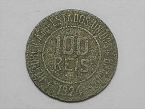 Falsa da Época) 100 Réis - 1924 / República