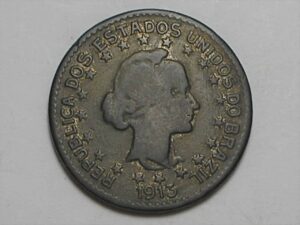 Falsa da Época) 1.000 Réis - 1913 / Est. Soltas / República