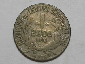 Falsa da Época) 2.000 Réis - 1928 / Liga / República
