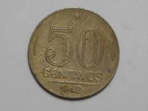 Falsa da Época) 50 Centavos - 1942 / Getúlio