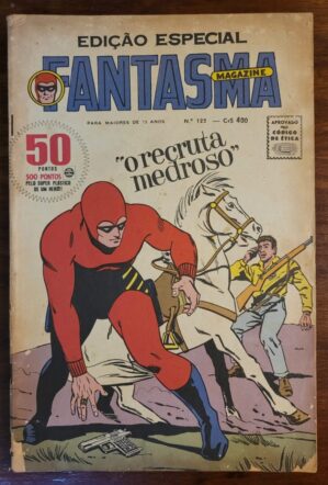 Fantasma Nº 122 - O Recruta Medroso (Rio Gráfica Editora - RGE) Fevereiro 1967 (HQ/Gibi)