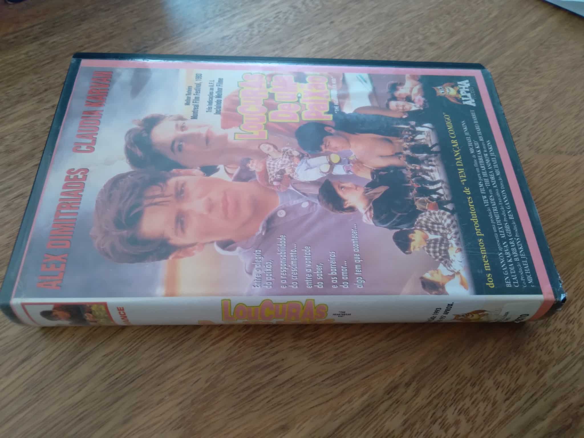 | Casa do Colecionador Fita VHS Loucuras de uma paixão / Drama legendado.
