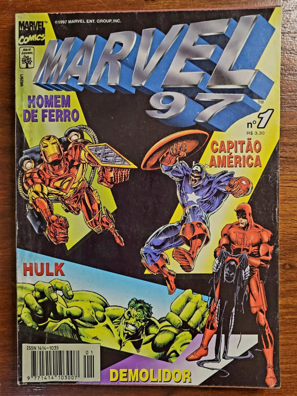 Marvel 97 Nº 01 (Editora Abril) Março 1997 (HQ/Gibi)