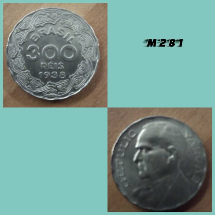 Moeda 300 réis 1938 Vargas cuproníquel - M281