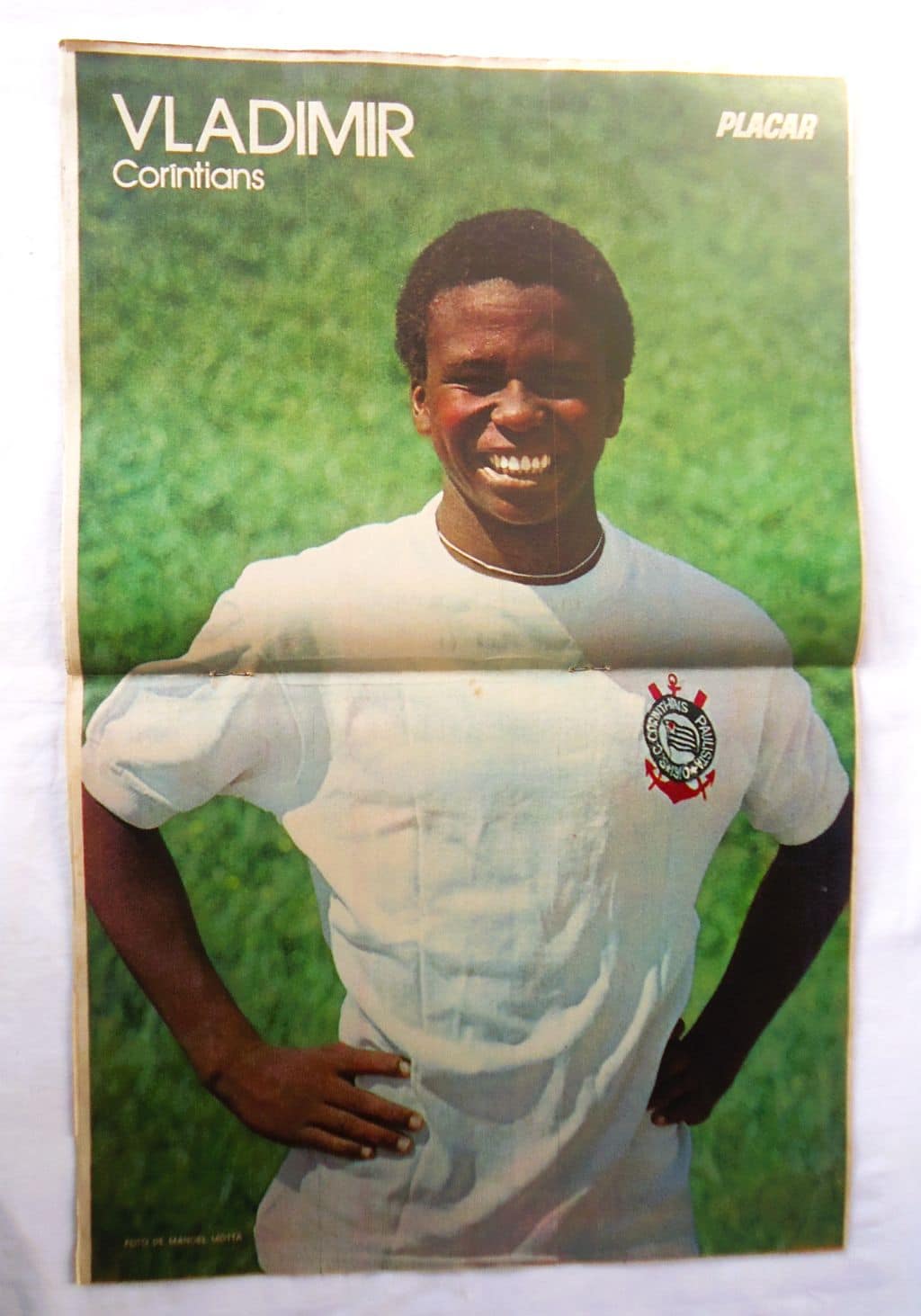 | Casa do Colecionador Revista Placar Nº 246 Com Suplemento E Poster Vladimir Corinthians - 1974