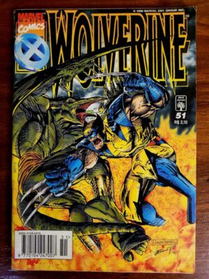 Wolverine Nº 51 (Editora Abril) Maio 1996 (HQ/Gibi)