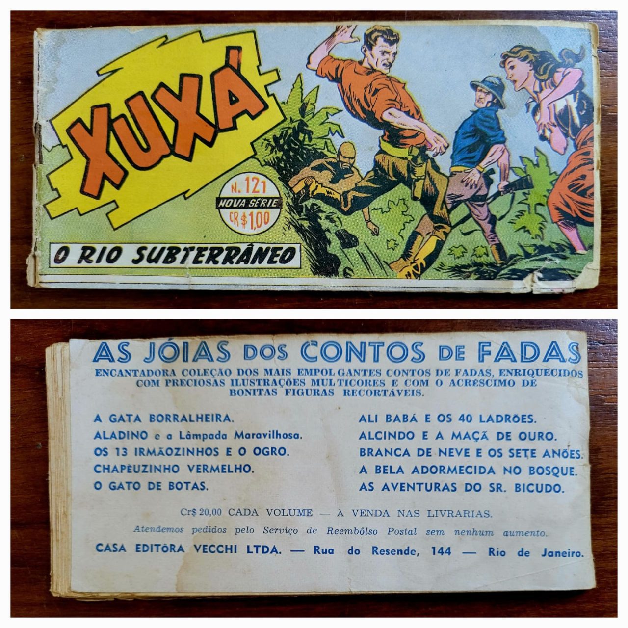 Xuxá (Nova Série) 2ª Série - N° 121 - O Rio Subterrâneo (Editora Vecchi) 29/11/1955