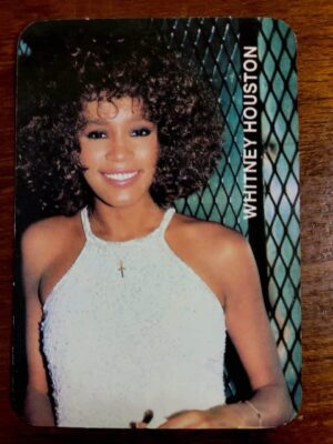 Calendário de Bolso (Tema Música) Whitney Houston - Ano 1990 - Calendário Estrangeiro (Portugal)