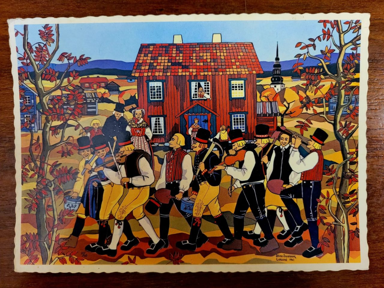 Cartão Postal Estrangeiro - Dalarna (Suécia) Marschen Gar Till Tuna