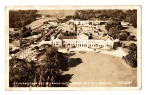 Cartão Postal - Vista Aerea Escola Superior Agricultura Luiz de Queiroz - Piracicaba - SP - Anos 50