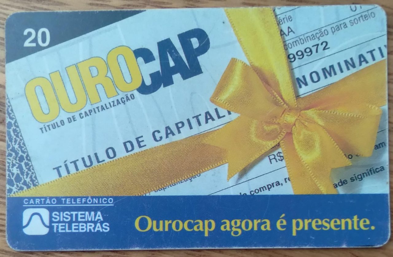 Ct Brasil Telebras 00 1997 / Mídia Ouro Cap Banco do Brasil.