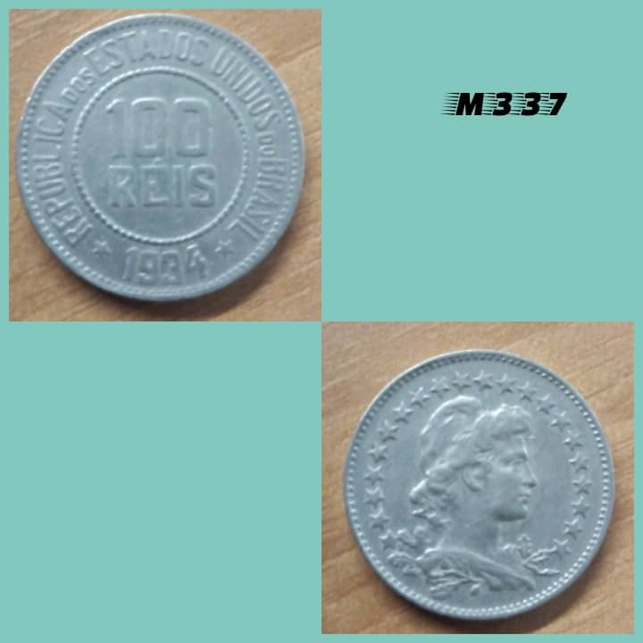 Moeda 100 réis 1934 cuproníquel - M337