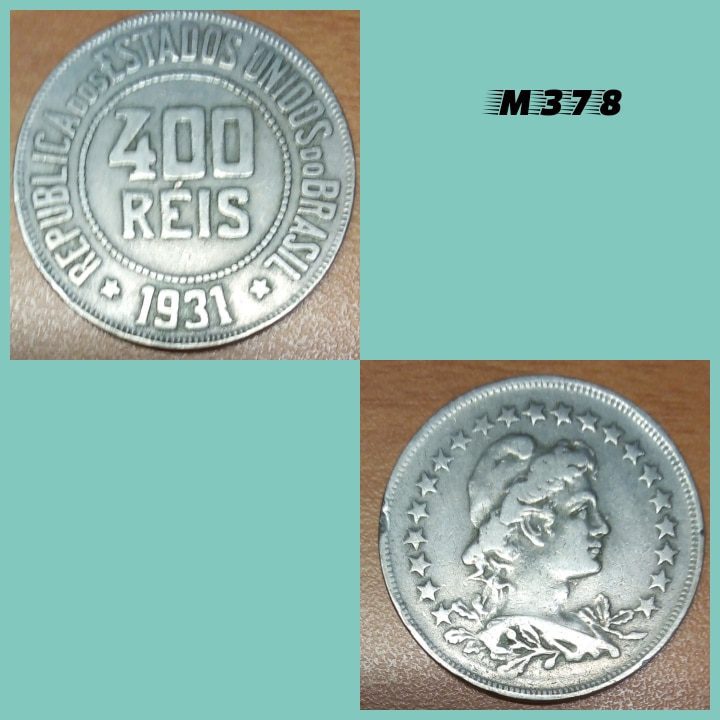 Moeda 400 réis 1931 cupro níquel - M378