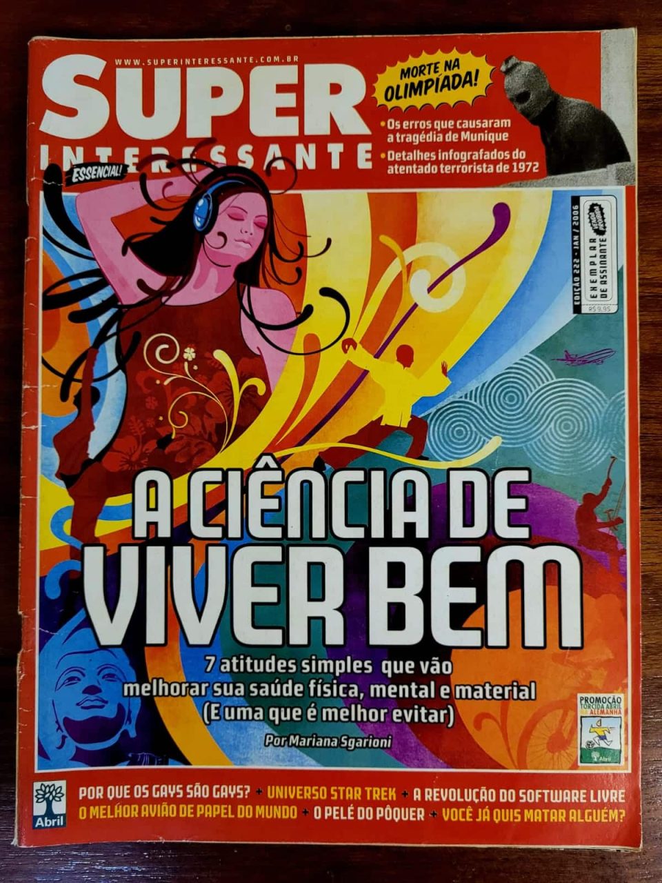 | Casa do Colecionador Super Interessante Nº 222 - A Ciência de Viver Bem (Editora Abril) Janeiro 2006 (Revista)
