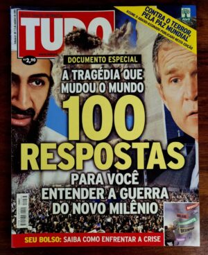 Tudo Nº 36 (Editora Abril) A Tragédia que Mudou o Mundo - World Trade Center - 11 de Setembro - 5 de Outubro de 2001 (Revista)