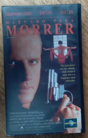 VHS Videolar Marcado para morrer / legendado Christopher Lambert.