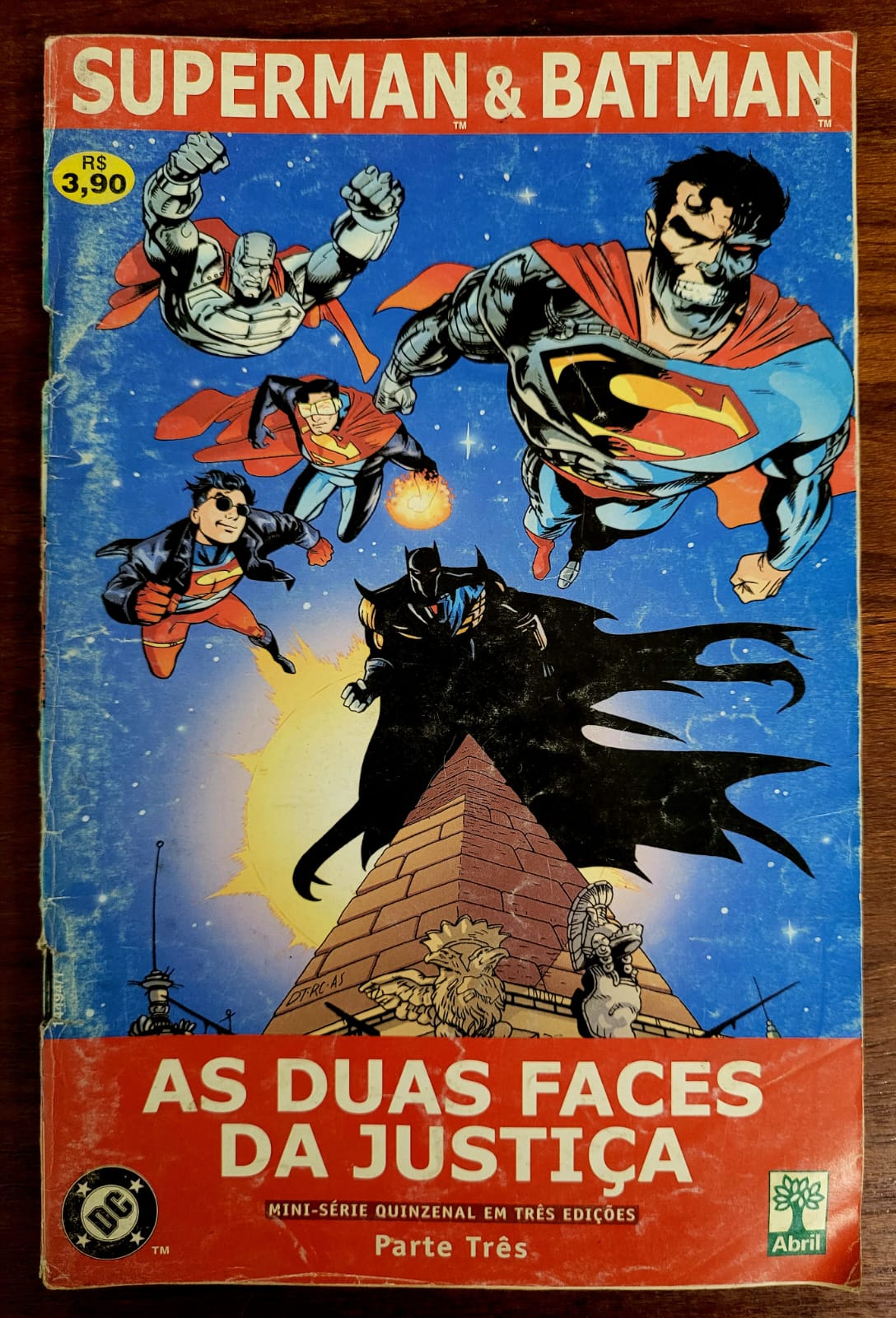 Super Man e Batman As duas Faces da Justica 3 Casa do Colecionador