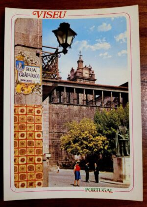 Cartão Postal Estrangeiro - Portugal (Viseu) Pr. Rei D. Duarte - Ao Funo Torre Romana da Sé e Galeria Place Roi D. Duarte