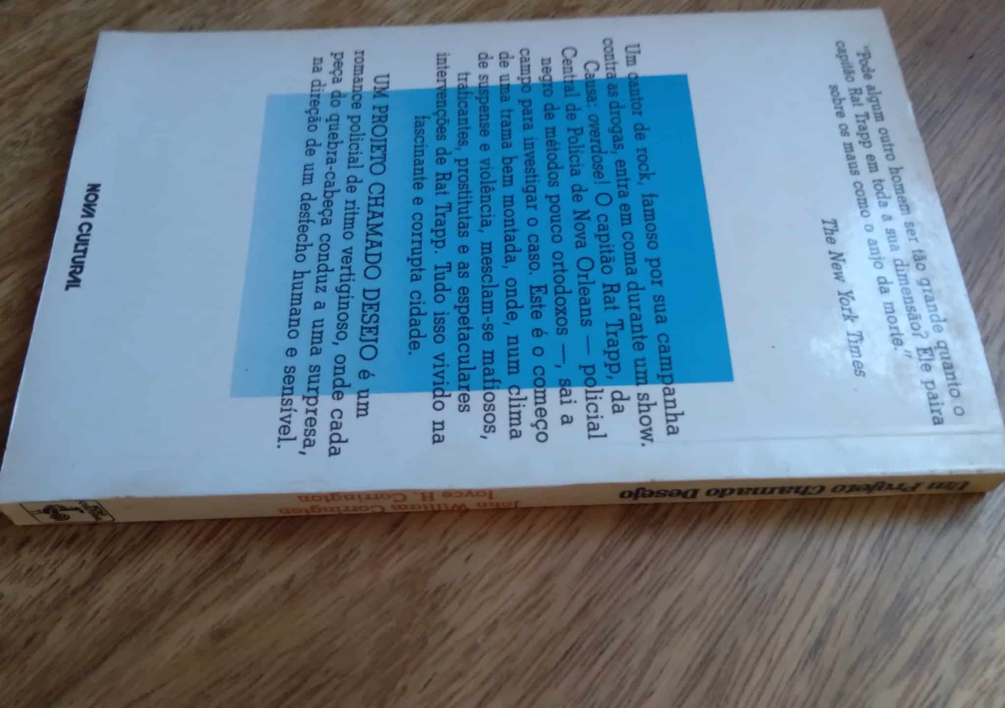 | Casa do Colecionador Livro Super Sucessos John William Corrington / projeto chamado desejo.
