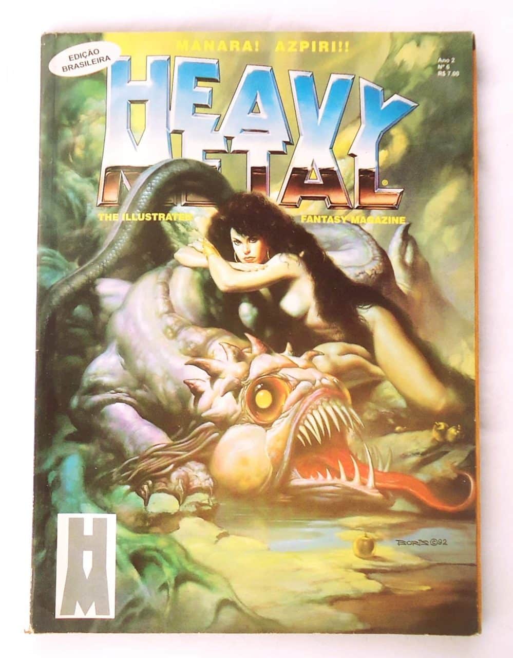 Revista Heavy Metal - Edição Brasileira - Agosto de 1996