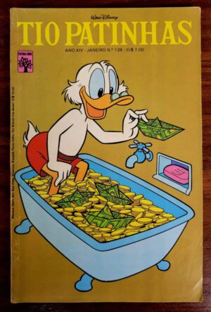 Tio Patinhas Nº 138 (Editora Abril) Janeiro 1977 (HQ/Gibi)