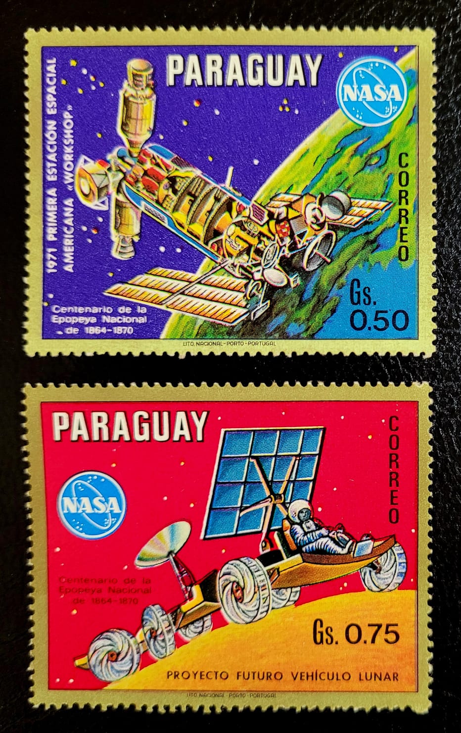 Selos Paraguai Projetos Futuros de Viagens Espaciais 2 Casa do Colecionador