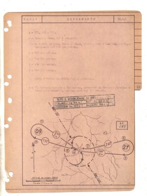 Carta Aeronautica De Aproximação e Pouso – Aeroporto de Livramento - RS - Anos 50 - Varig