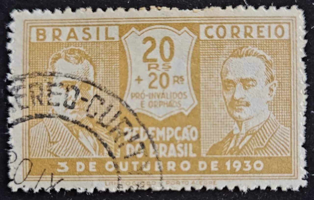 Comemorativos - RHM C0028 (usado) 20 Réis - Revolução de 3 de Outubro de 1930 - 29/04/1931 (Selos do Brasil)