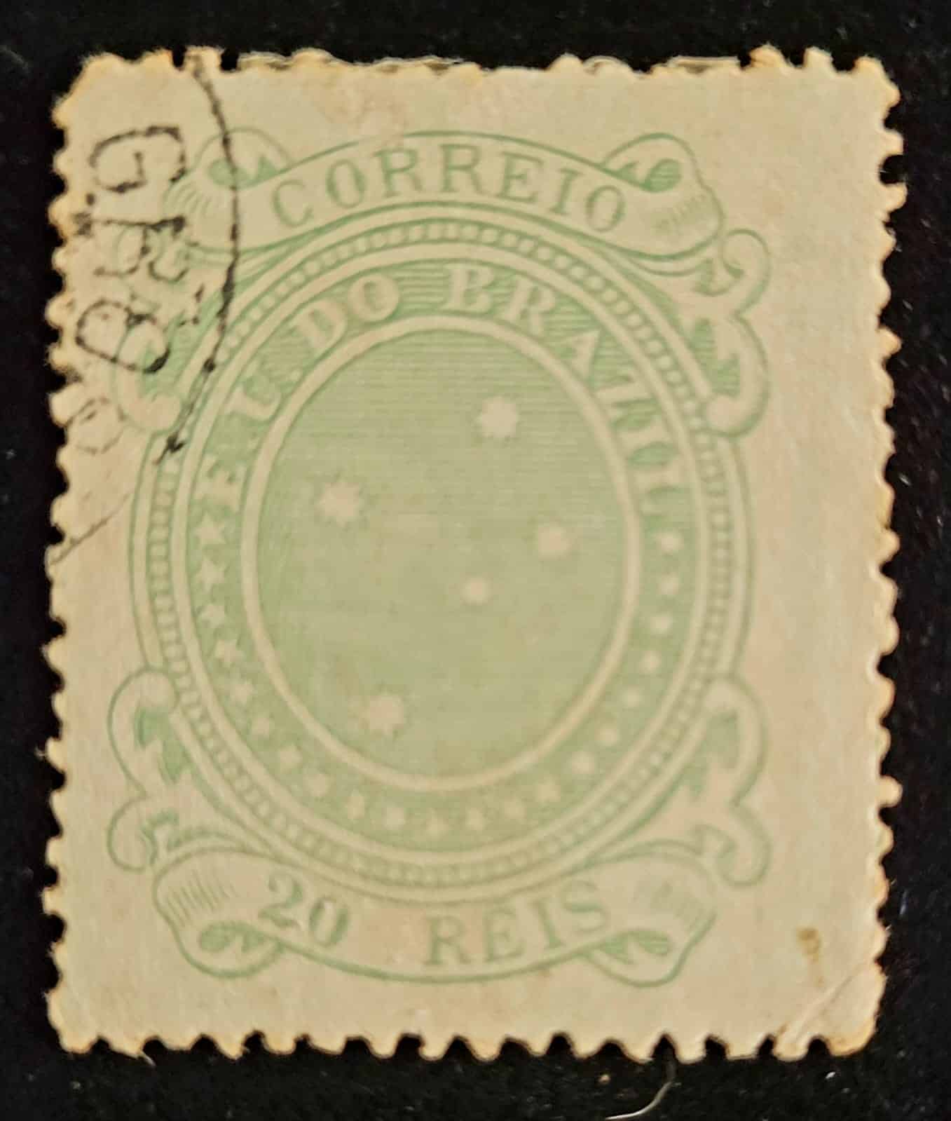 Regulares - RHM 070 a (Usado) Cruzeiro do Sul - 20 Réis - 20/01/1890 (Selos da República)