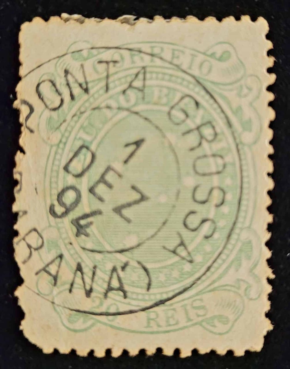 Regulares - RHM 070 a (Usado) Cruzeiro do Sul - 20 Réis - 20/01/1890 (Selos da República)