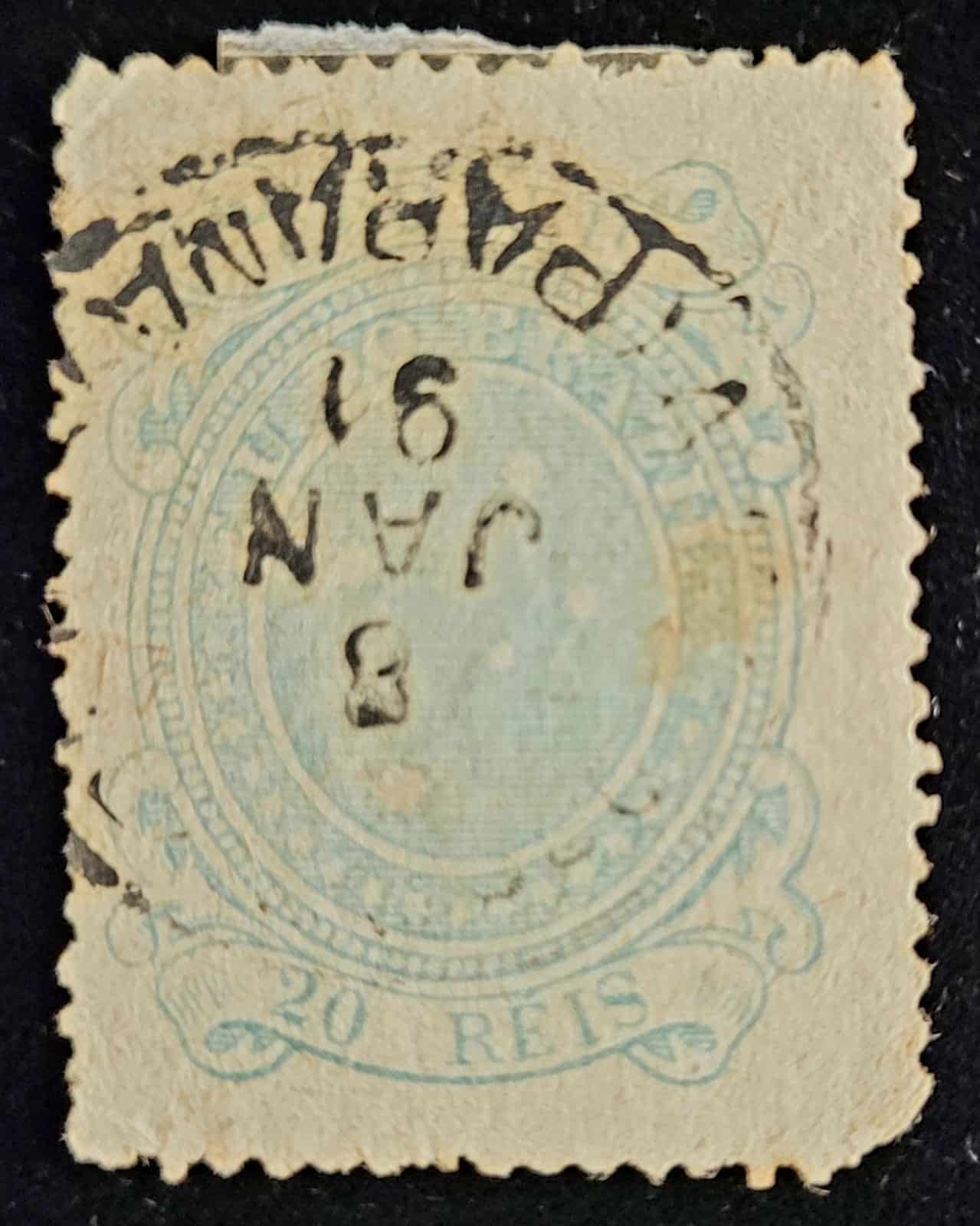 Regulares - RHM 070 (Usado) Cruzeiro do Sul - 20 Réis - 20/01/1890 (Selos da República)