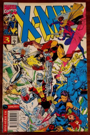 X-Men 2ª Série - N° 3 - Mini Série em 3 Edições (Editora Abril) Maio 1995 (HQ/Gibi)