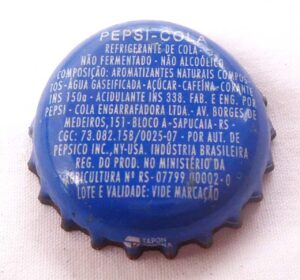 Antiga Tampinha Pepsi Cola – Azul