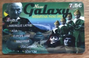 Cartao Pre pago Galaxy / New Cena de Ficção científica.