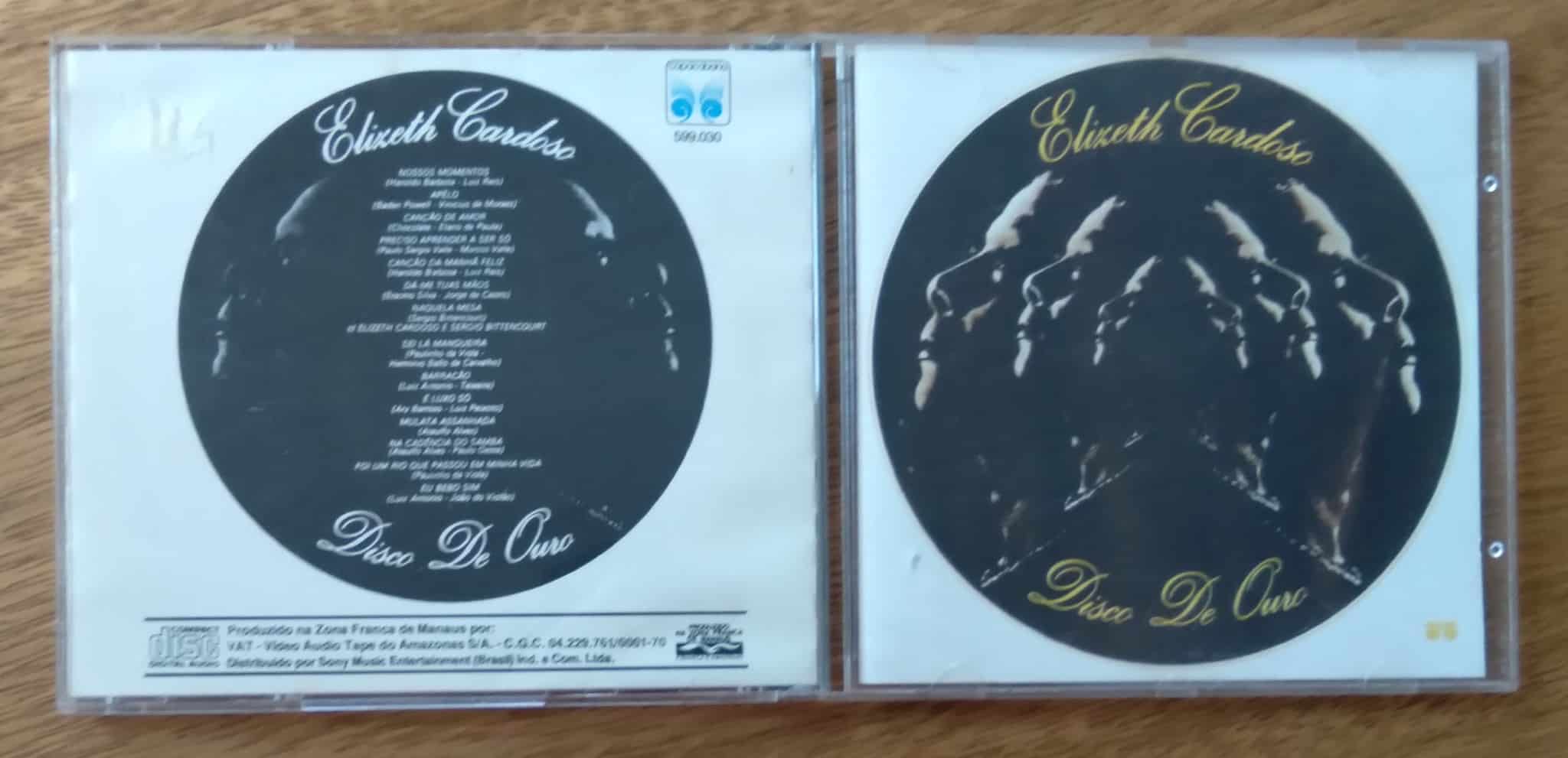 Cd Copacabana Elizeth Cardoso / Disco de Ouro Nossos Momentos Canção de amor.