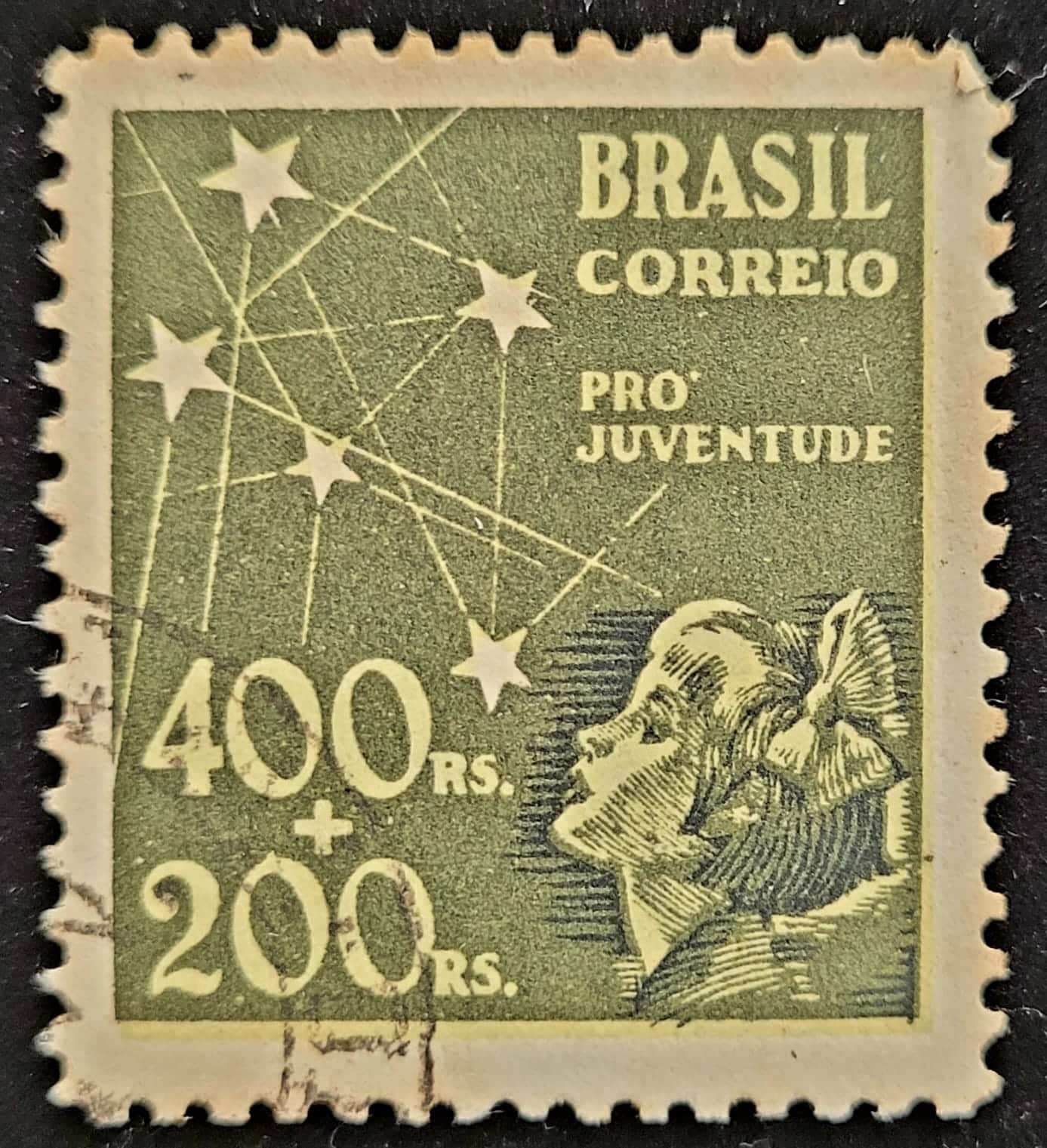 Comemorativos - RHM C0148 (Usado) 400+200 Réis - Pró-Juventude - 23/12/1939 (Selos do Brasil)