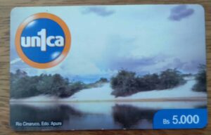 Ct Pre Unica Rio Cenário estado Apure Bs 5.000
