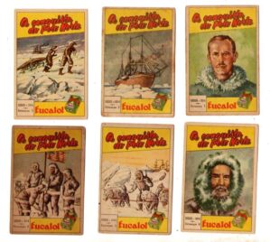 Estampas Eucalol Conquista Polo Norte - Serie 304 - Emissão Normal - COMPLETA - 1954