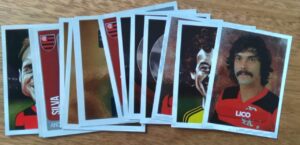 Figurinhas Flamengo sempre hei de ser Ed Panini / pequena brilhante.