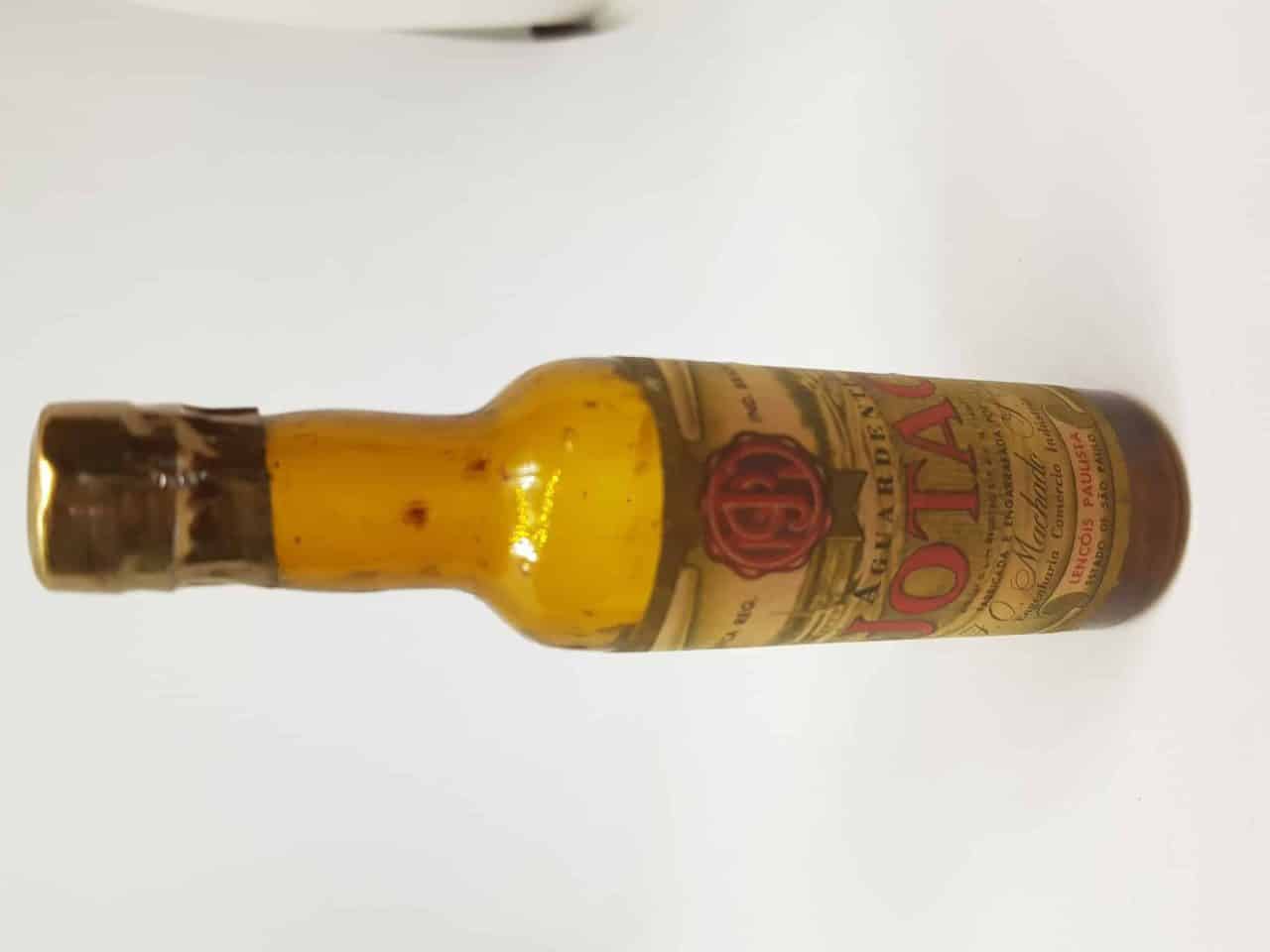 GARRAFA MINIATURA - AGUARDENTE JOTAÓ - PARA COLECIONADOR