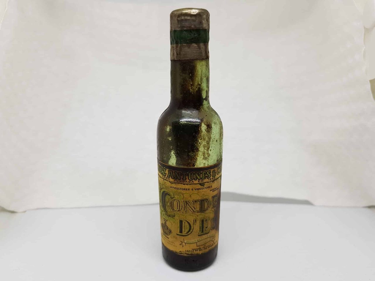 GARRAFA MINIATURA - CONDE D'EU - SAFRA 1951 - PARA COLECIONADOR