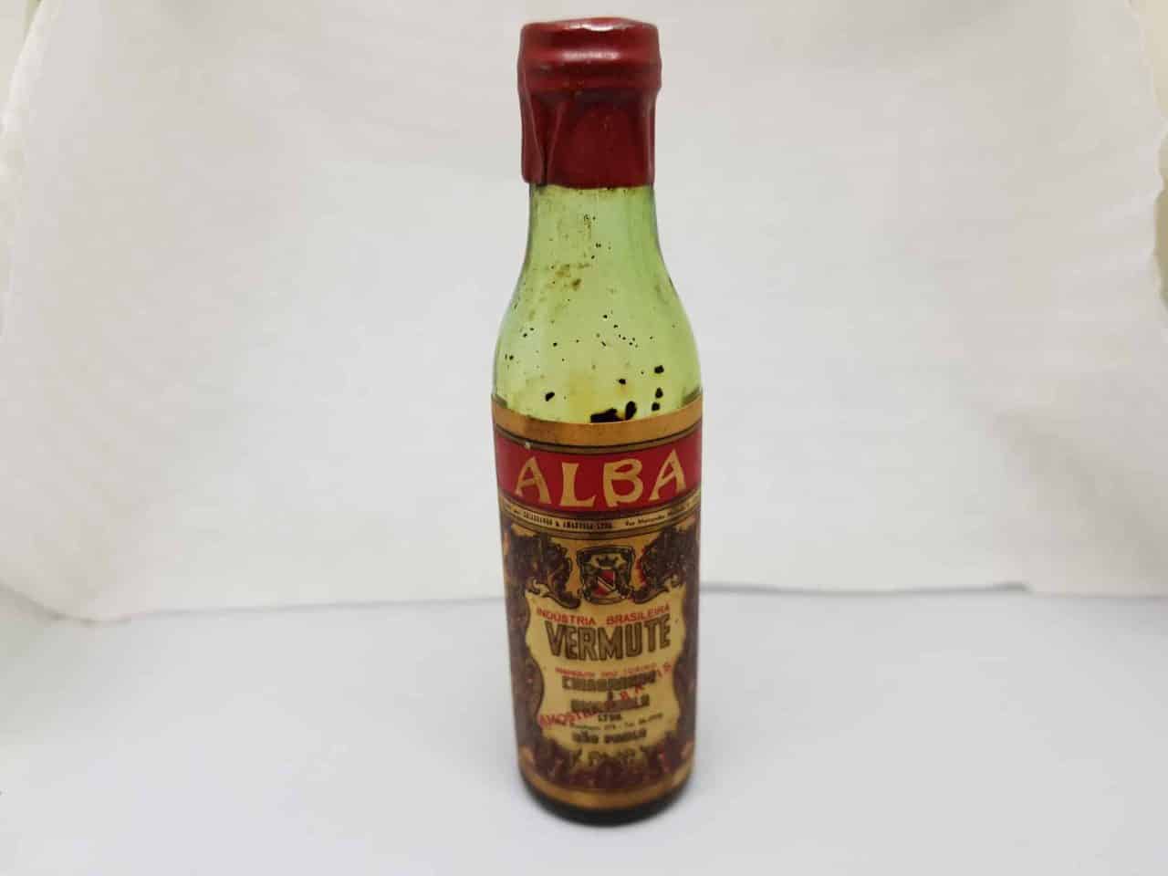 GARRAFA MINIATURA - VERMUTE ALBA - PARA COLECIONADOR